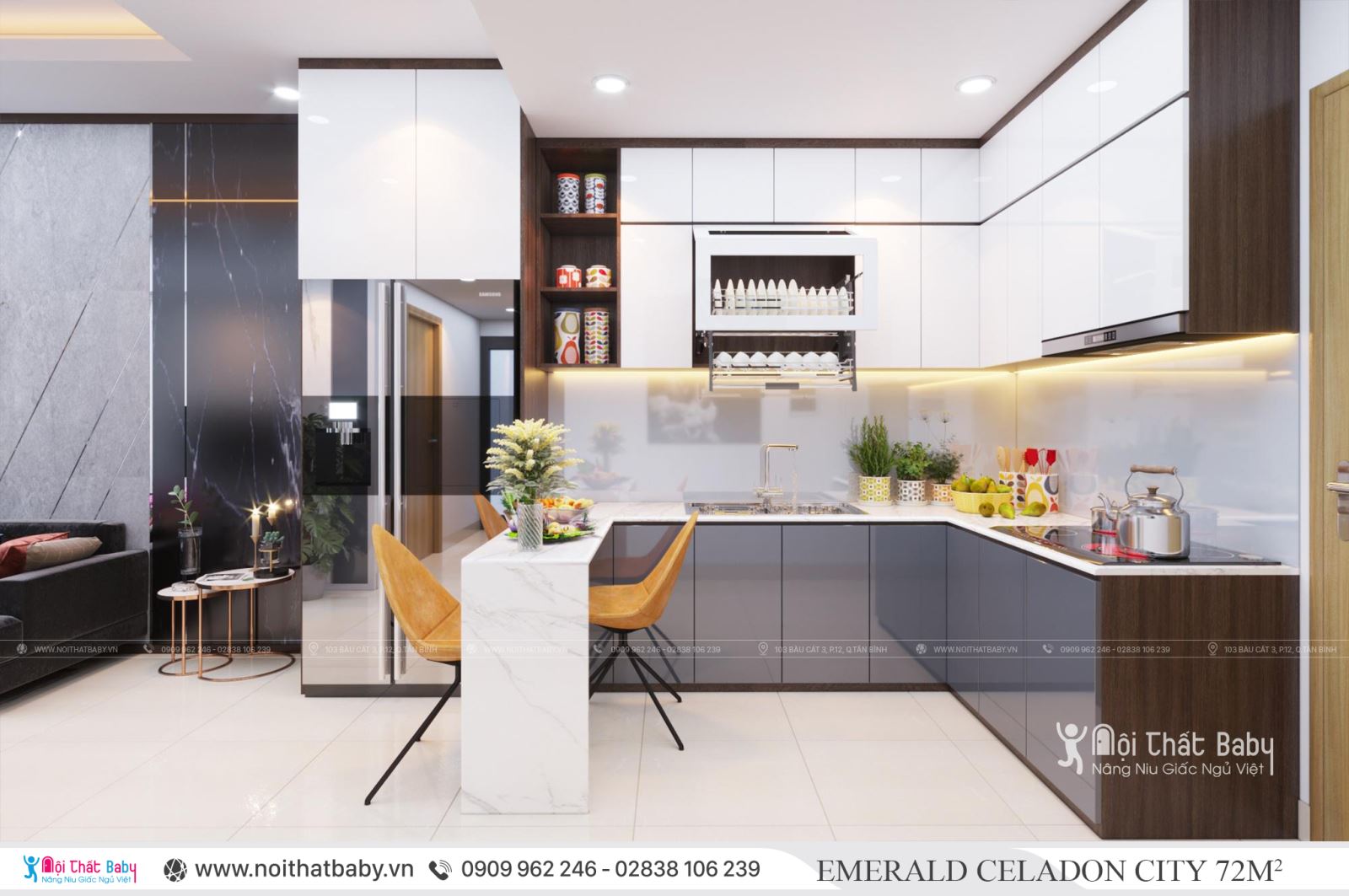 Tổng hợp các mẫu thiết kế nội thất Chung cư Emerald Celadon City